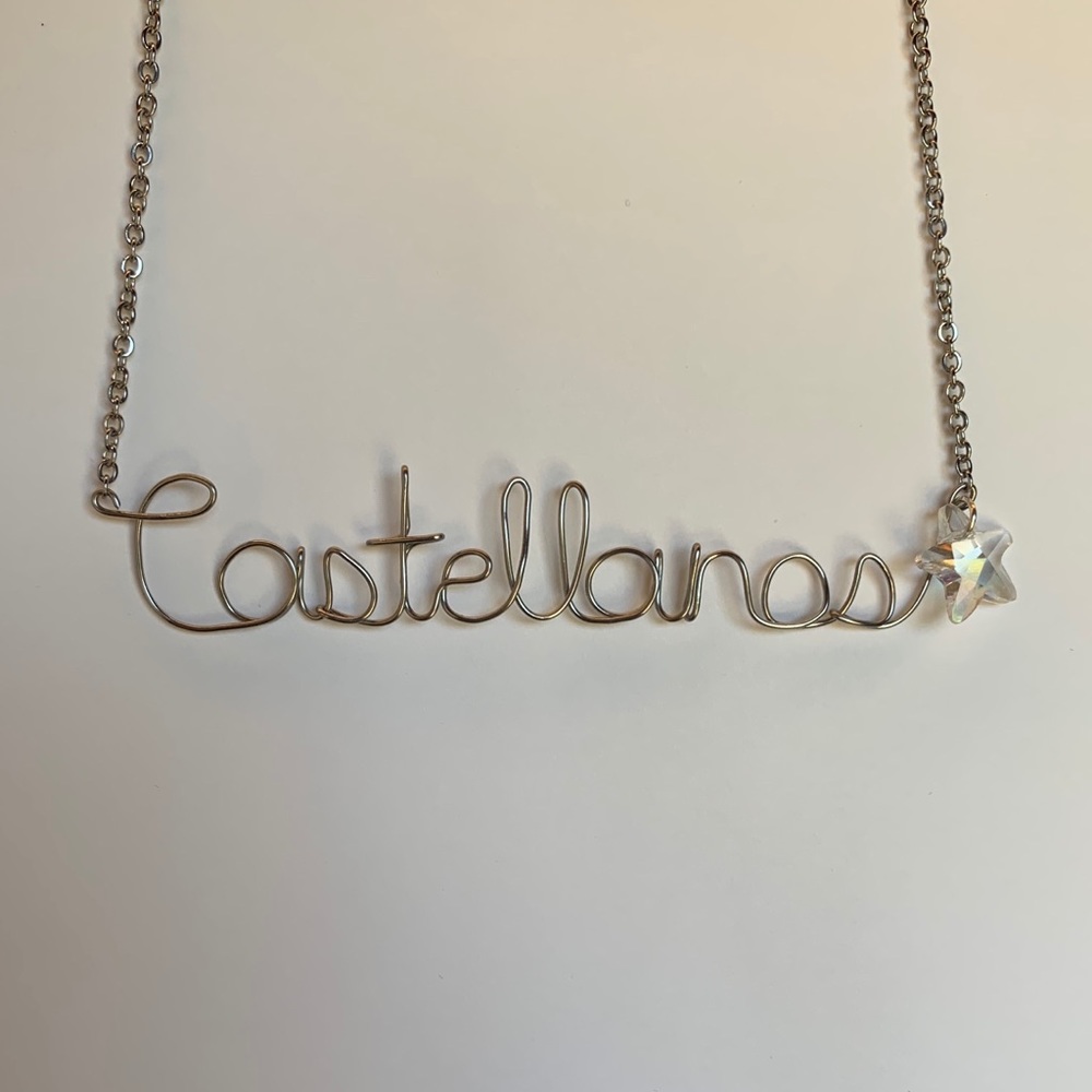 Custom stainless steel necklace with pendant